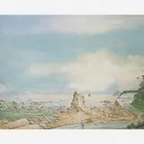 Vista do Rio Tomada da Praia de Icaraí - Niterói by Friedrich Hagedorn, Aquarela, offered Dec 2000