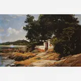 Ponta do Cavalão - Niterói by Garcia y Vasquez, ÓLEO SOBRE TELA, offered Dec 2000