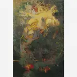 O Progresso by Eliseu Visconti, ÓLEO SOBRE MADEIRA, offered Dec 2000
