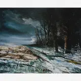 Maurice de Vlaminck, Paysage sous la neige, (c.1940)