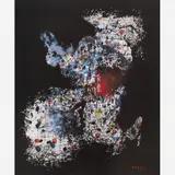 Nuit Sur La Ville by Antônio Bandeira, ÓLEO SOBRE TELA, offered Dec 2000