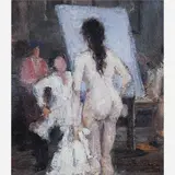 Manoel Santiago, O Pintor Portinari no meu Ateliê