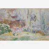 Eliseu Visconti, Jardim em Teresópolis,( c. 1940 )