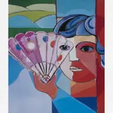 Cícero Dias, Mulher com Leque