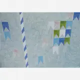 Alfredo Volpi, Mastro e Bandeirinhas, ( 1970 )