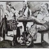Rubens Gerchman, Os Grandes Mestres da Musica Cartola, Pixinguinha e João do Rio,( c. 1980)