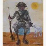 Cangaceiro by Candido Portinari, Óleo sobre tela, offered Aug 2000
