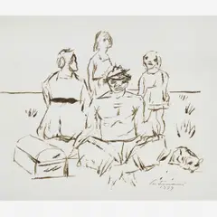 Família de Retirantes3 by Candido Portinari, Monotipia, offered Aug 2000