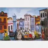Cruzeiro do Carmo, 1969 by Di Cavalcanti, ÓLEO SOBRE TELA, offered May 2000
