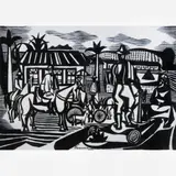 Di Cavalcanti, Cena de Fazenda, 1954