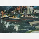 Paulo Pedro Leal, DERROTADO K 101, ( C.1960 ), ÓLEO SOBRE TELA