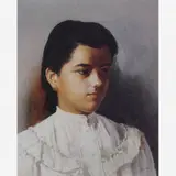 Almeida Júnior, MENINA, ÓLEO SOBRE CARTÃO