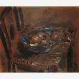 De Pisis, CESTINO BLEU, ÓLEO SOBRE MADEIRA