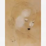 Tsuguharu Foujita, Moça,(c. 1935)