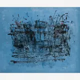Bosque Azul,(c.1962) by Antônio Bandeira, ÓLEO SOBRE TELA, offered May 1999