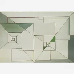 Modulation Verte et Grise by Samson Flexor, ÓLEO SOBRE TELA, offered May 1999