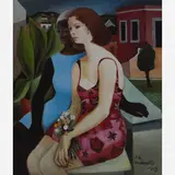 Duas Mulheres by Di Cavalcanti, ÓLEO SOBRE TELA, offered May 1999