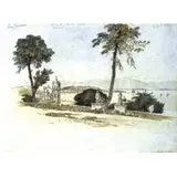 From the back of the Gloria Church by George Sartorious, Aquarela, offered May 1999