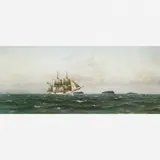 Balliester, Fragata 1* de março, Óleo sobre mármore