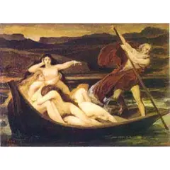 Caronte Atravessando o Aqueronte by Pedro Américo, ÓLEO SOBRE TELA, offered Nov 1998