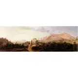 Facchinetti, Vista da Cidade de Teresópolis, (c.1881), ÓLEO SOBRE TELA