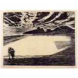 Oswaldo Goeldi, Por-do-Sol,(c.1950)