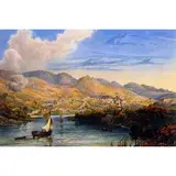 Johann Moritz Rugendas, Sabará,(c.1828), Litografia aquarelada