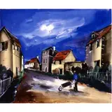 Maurice de Vlaminck, Paisagem Noturna,(c.1940)
