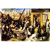 Di Cavalcanti, Cena de Porto,(c.1945)
