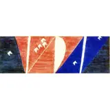 Alfredo Volpi, Mastros, Vela e Bandeiras,(c.1970)