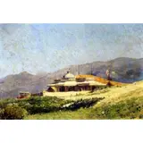 Trecho da Praia de Ipanema,(c.1900) by Beniamino Parlagreco, ÓLEO SOBRE MADEIRA, offered Aug 1998