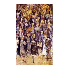 Árpád Szenes, Promenade,(c.1940), ÓLEO SOBRE TELA