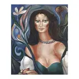 Mulata by Di Cavalcanti, 1968, óleo sobre tela, offered Apr 1998