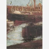 João Timótheo da Costa, No Cais, ÓLEO SOBRE TELA