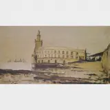 Giovanni Battista Castagneto, Enseada com Edificação, (c.1888)