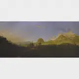 Facchinetti, Serra dos Órgãos no Alto de Teresópolis, ÓLEO SOBRE MADEIRA