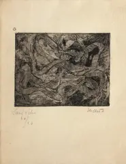 Maria Martins, Without Echo (Sans-écho), 1946, água-forte, água-tinta e buril
