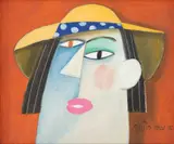 Gustavo Rosa, Série: Caras, 2002, óleo sobre tela