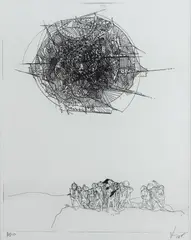 Darel Valença Lins, Sem Título, 1967, gravura em metal