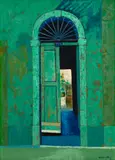 Mitsutaka Kogure, Fachada, 1971, óleo sobre tela