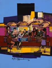 Sem Título by Silvio Oppenheim, 1996, óleo e colagem sobre tela, offered Sep 2026