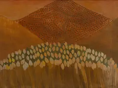Sem Título by João Henrique, 1965, óleo diluído sobre placa, offered Sep 2026