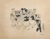 Carlos Páez Vilaró, Sem Título, 1956, nanquim sobre papel