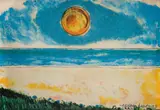 Aldemir Martins, Paisagem, 1999, litogravura