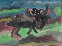 José Antônio da Silva, Sem Título, 1985, aquarela sobre papel