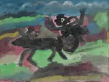 José Antônio da Silva, Sem Título, 1985, aquarela sobre papel