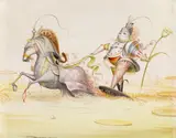 Roni Brandão, Espalhando Primavera, 1987, óleo sobre tela