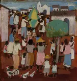 Fulvio Pennacchi, Sem Título, óleo sobre duratex