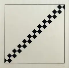 Geraldo de Barros, Sem Título, 1982, serigrafia