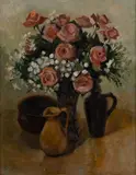 Jorge Mori, Vaso de Flores, 1952, óleo sobre tela
